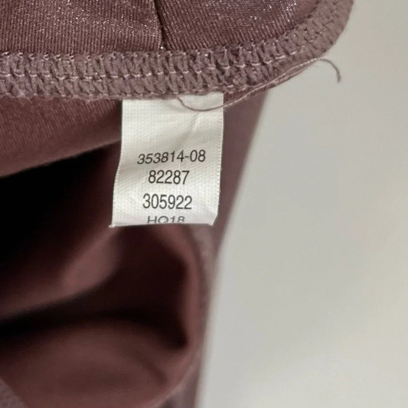 Athleta Chaturanga Tights Womens Size XS Pink Shimmer Stretch Leggings - Picture 9 of 13